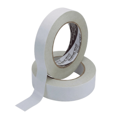 Tangan merobek double tape kertas tisu Nashua dengan mudah tanpa gunting